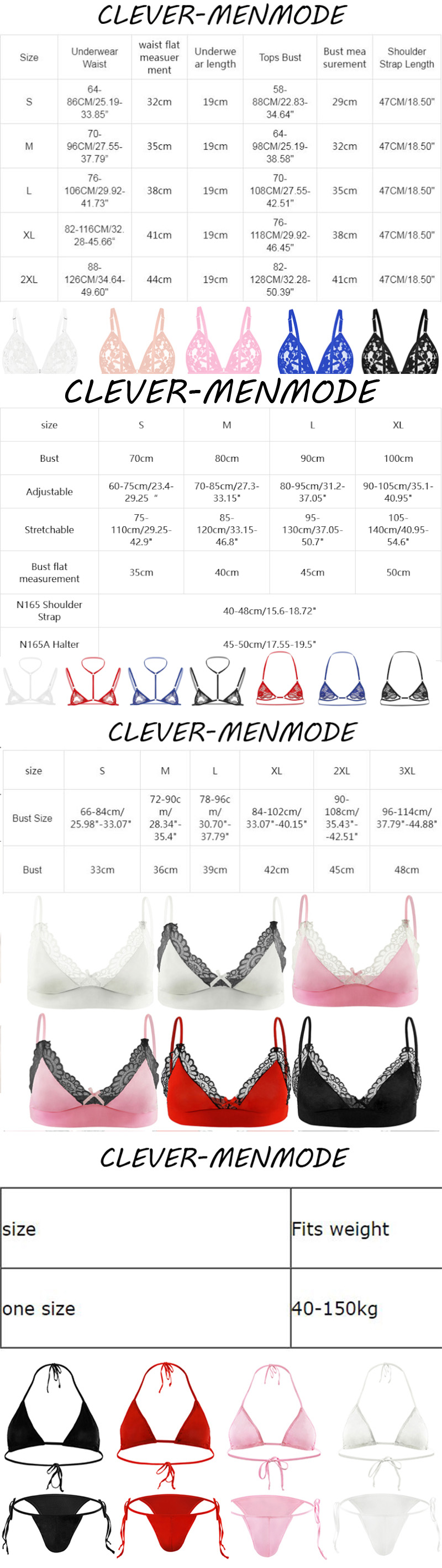 Sexy Open Bra Lace Halterneck  - Lace Bralette Set ulasan dan harga