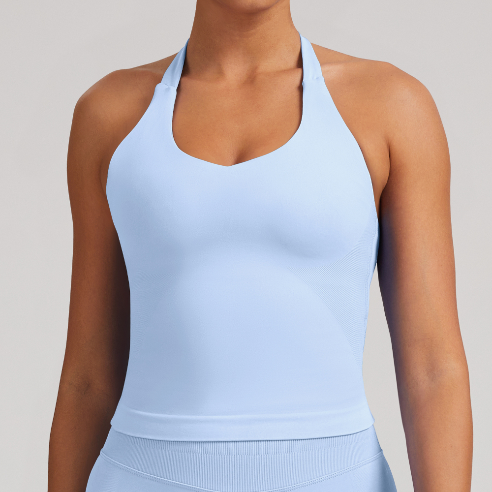 Women's Yoga Vest Seamless Top - T Shirt Bra Seamless ulasan dan harga