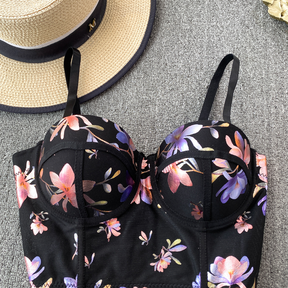 Women Sexy Floral printed Cors - Cotton Bra Everyday ulasan dan harga