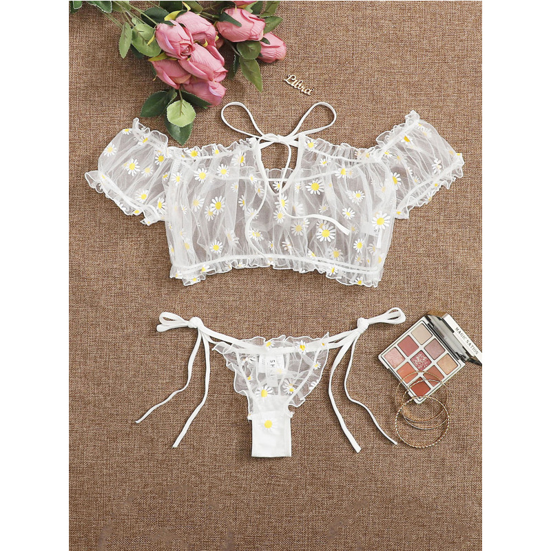 Sexy Lace Transparent Lingerie - Sheer Bra Lace ulasan dan harga