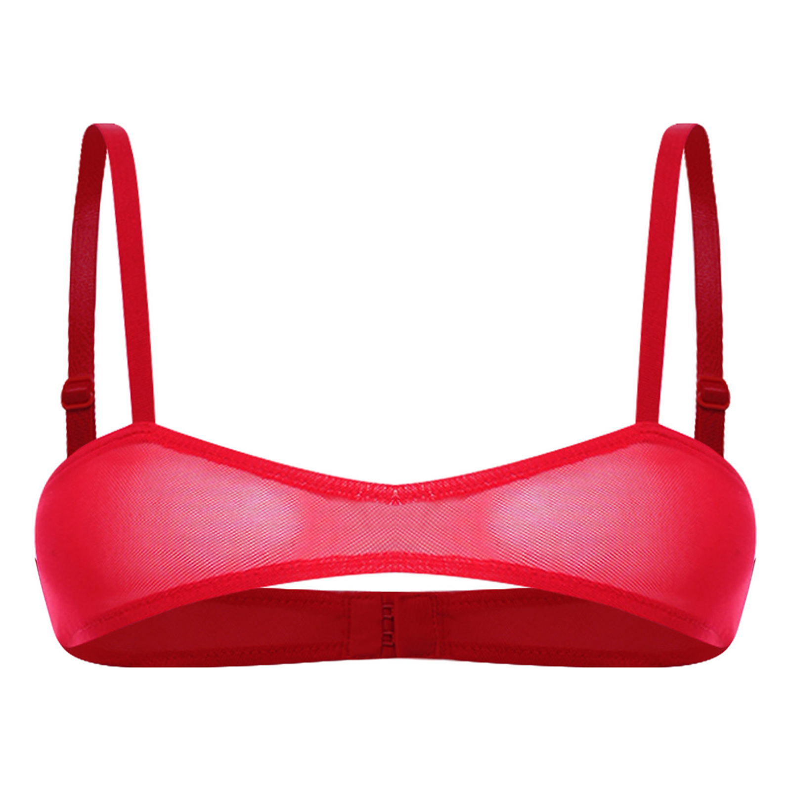 Sexy Womens Sheer Mesh Bralett - Sheer Mesh Bra ulasan dan harga