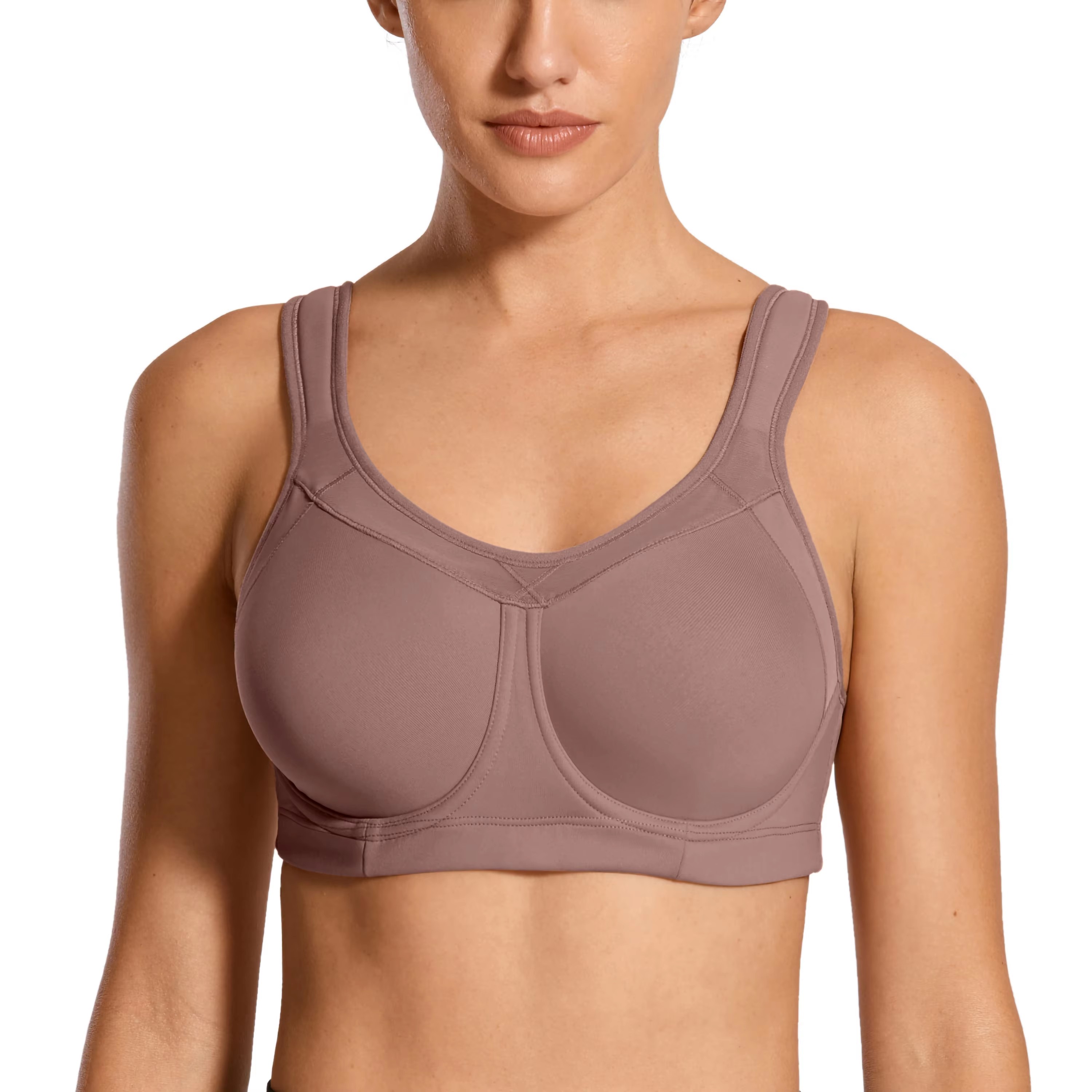SYROKAN Women Sports bras High - Underwire Bra Padded ulasan dan harga