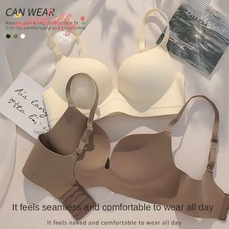 Women Gathered Seamless Linger - Wirefree Bra Comfort ulasan dan harga
