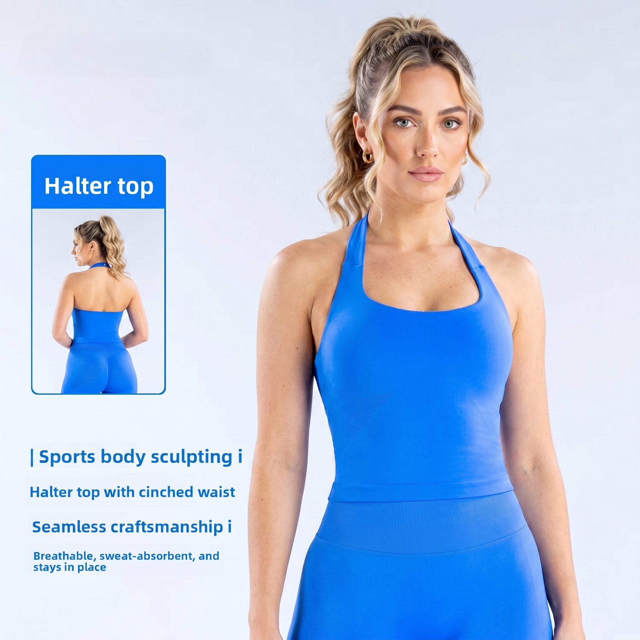 DenyfFitness Halter Top Woman  - Plunge Bra Push Up ulasan dan harga