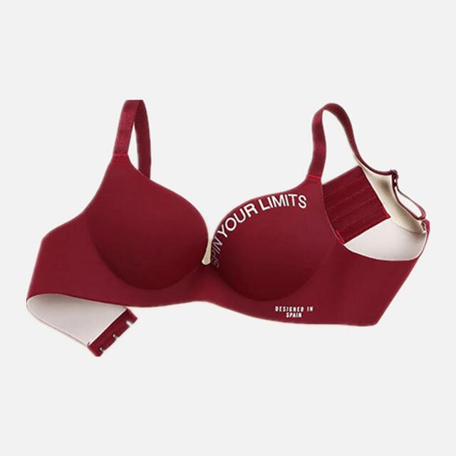 Simplicity Letters Printed Bra - Cotton Bra Everyday ulasan dan harga