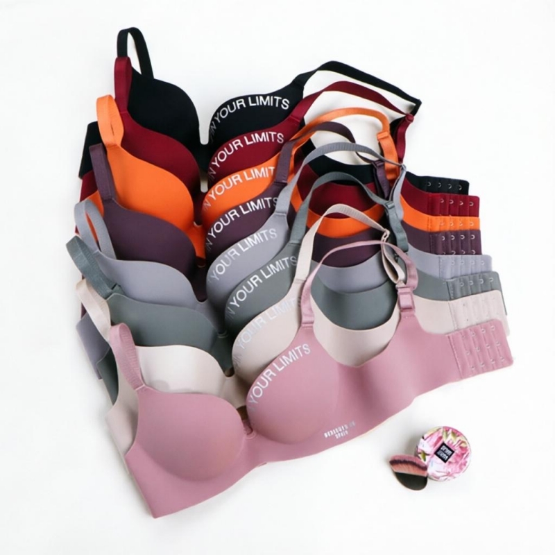 Simplicity Letters Printed Bra - Cotton Bra Everyday ulasan dan harga