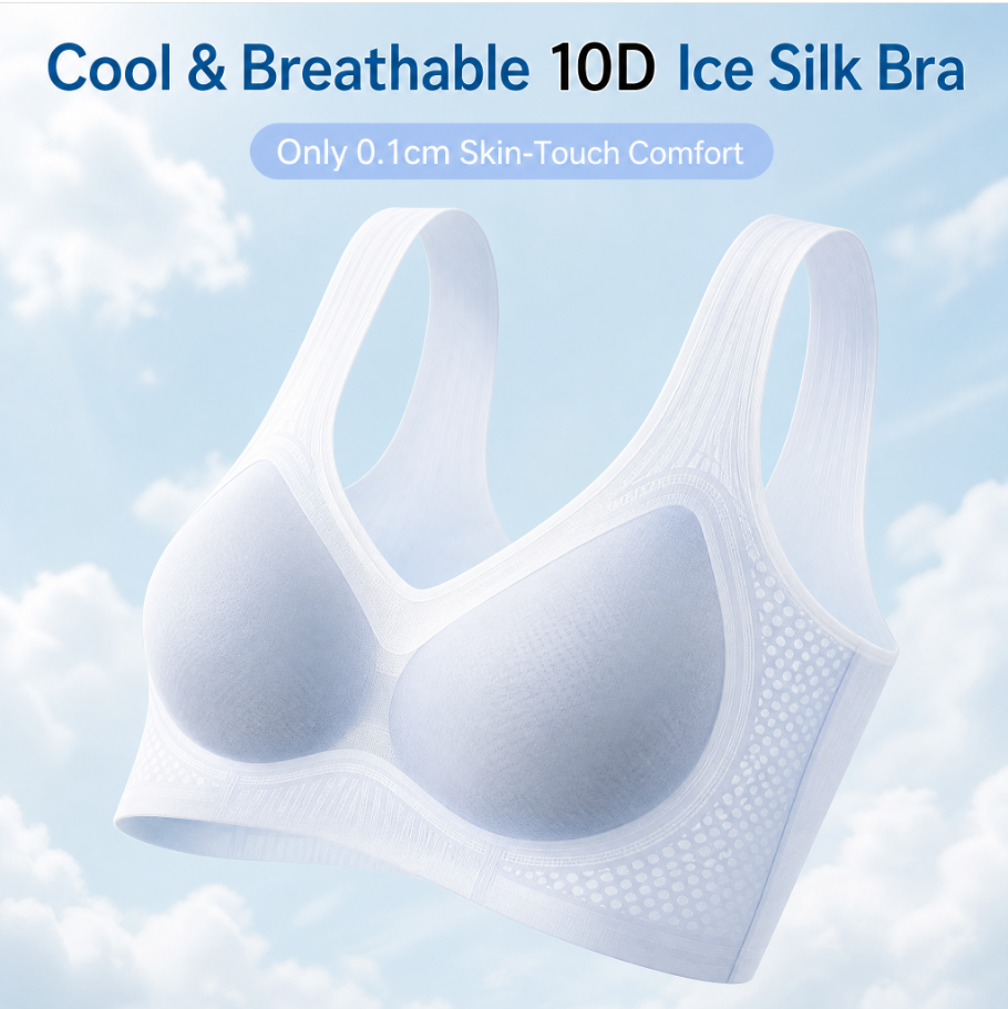 Women 10D Ice Silk Thin Bra 0. - Sheer Mesh Bra ulasan dan harga