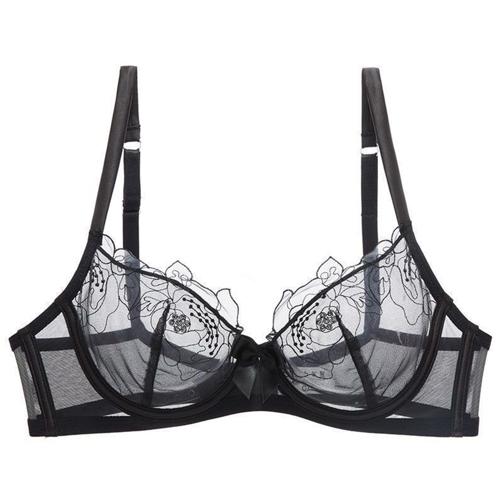 Sissy Women Temptation Lingeri - Sheer Mesh Bra ulasan dan harga