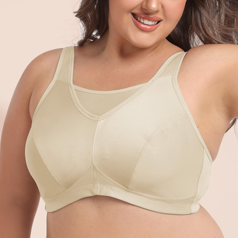 High Impact Plus Size Sports B - Minimizer Bra Women ulasan dan harga