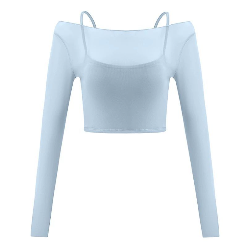 Women's Sheer Mesh Long Sleeve - Sheer Mesh Bra ulasan dan harga