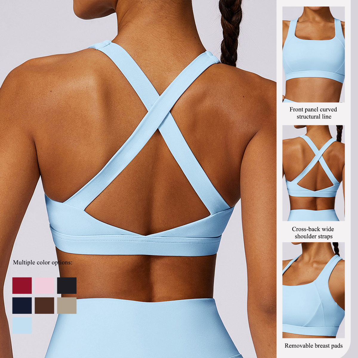 New Summer Women's Shockproof  - Plunge Bra Push Up ulasan dan harga